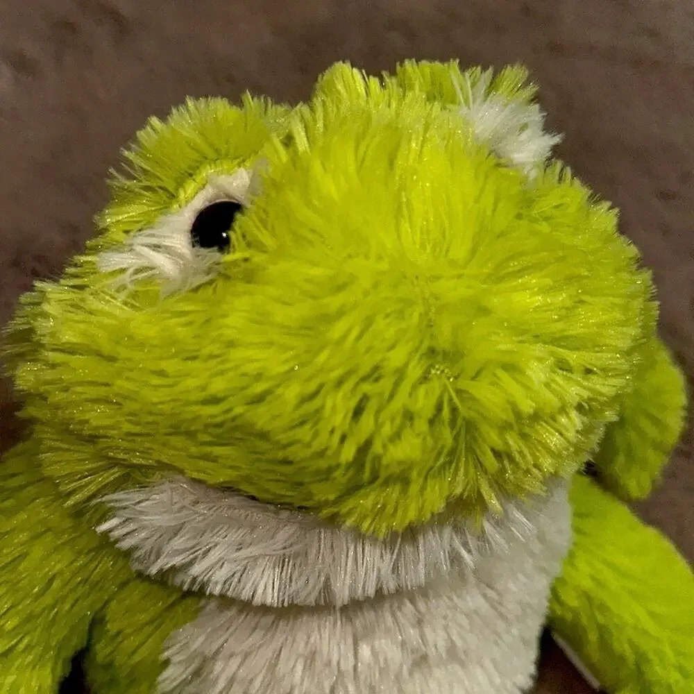 Warmies Green Frog Plush 9” Weighted Comfort Lavender Scent Fluffy Soft